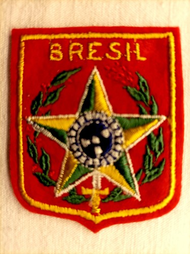 écusson brésil feutrine - Écusson, en