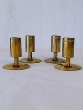 Bougeoirs scandinave en laiton par Design Dantorp Vintage 1960 Danemark 