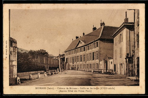 Cpa moirans isère château - cpa, /isère,