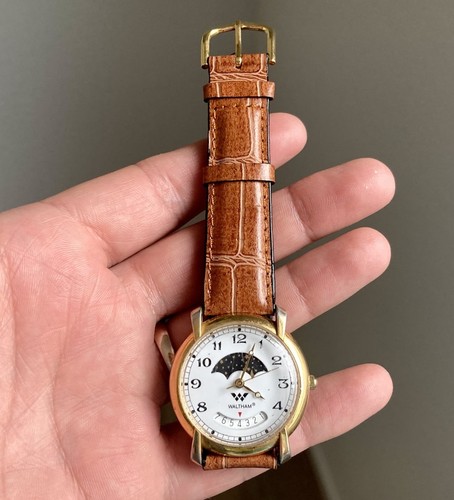 Vintage waltham moon phase - moon,