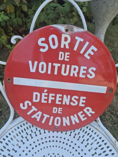 Ancienne plaque emaillée - plaque,