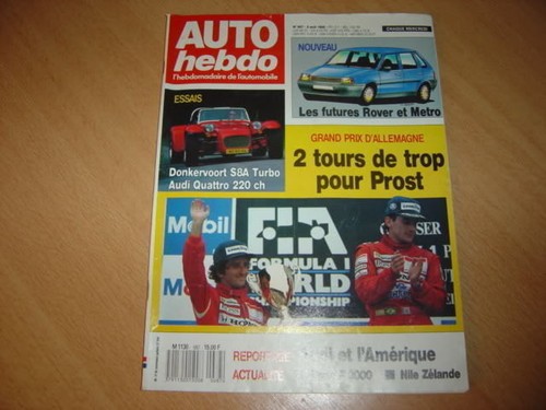 Auto hebdo 687 donkervoort - auto, n°687