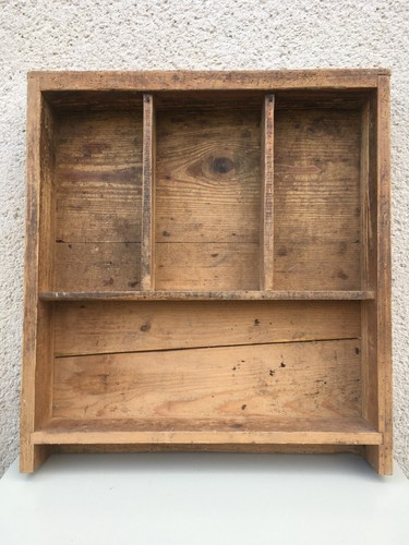 Ancien grand tiroir bois - ancien, en