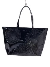 【US Duty Included】Desigual Tote Bag Black All-over Pattern 58X50W5