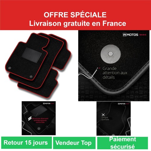 Motos tapis sol velours - motos, en