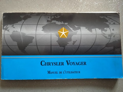 Chrysler voyager manuel - manuel, de