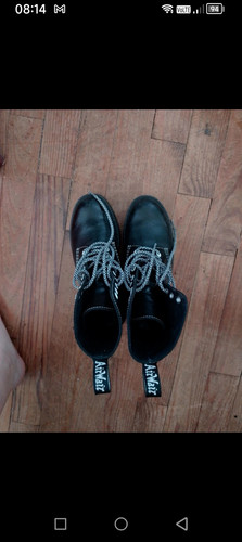 Martens t37 cuir noir - dr,