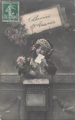 Bonne annee petite fille - petite,