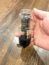 GEC U52 5U4G Black Plate Black Base Cup Getter NOS