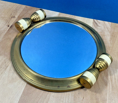 Plateau miroir art déco - art,