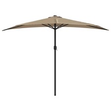Parasol de balcon avec mât en