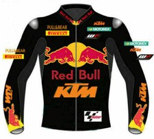 KTM 2024 Veste Motard en Cuir Courses Veste en Cuir de Motard Vestes de Moto CE