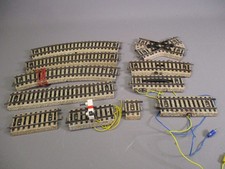 LQ1169 MARKLIN Train Ho 1/87 Lot de rails avec ballast