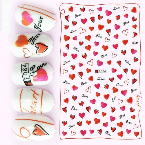 Stickers pour ongles 3d - pour,