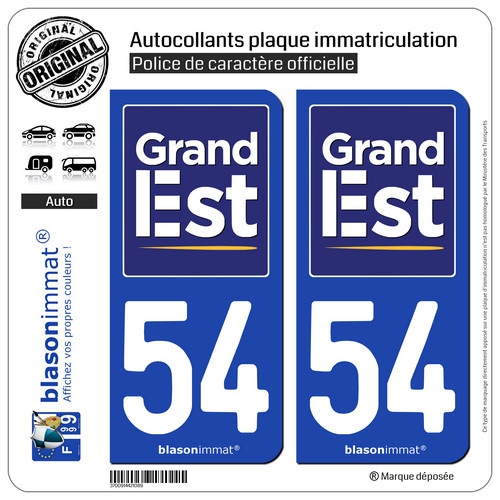 Stickers autocollant plaque - 2,