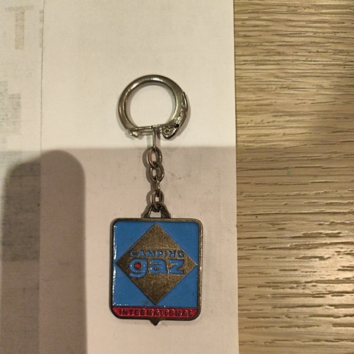 Porte clés vintage camping - porte,