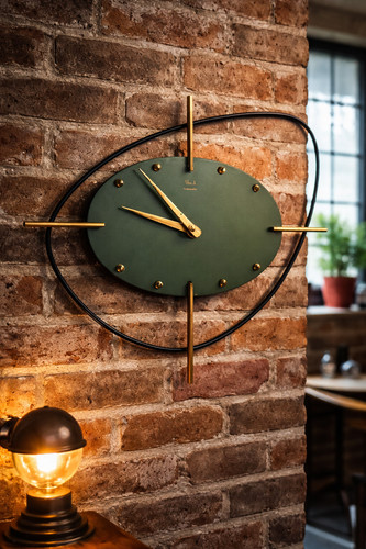 Horloge murale vintage flash - horloge,
