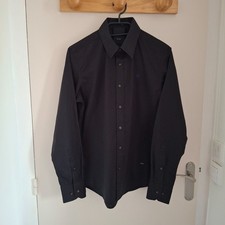 Chemise noir pour homme avec