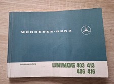 Mercedes Unimog 403 + 406 + 413 + 416 operating instructions
