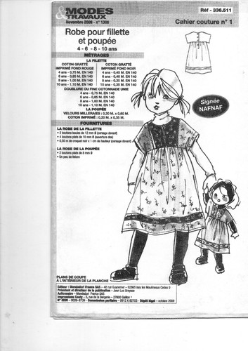 Patron enfant fille 2009 - fille,