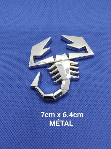 Autocollant métal avec - en,
