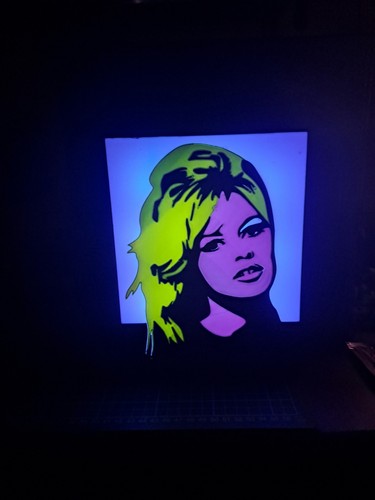 Brigitte bardot lampe lightbox - brigitte,