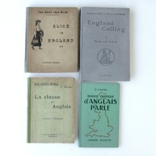 lot 4 livres scolaire Anglais-La classe en Anglais-England Calling-Alice -Faure