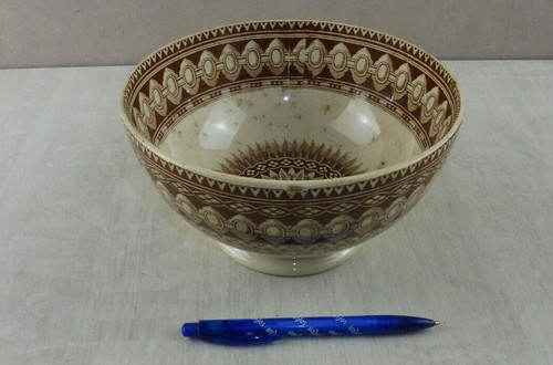 Ancien grand bol - , décor