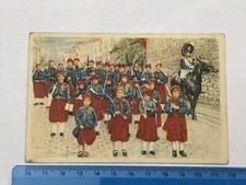 Belgium Chocolat Cote D’Or Cardboard Ser. Folklore 41 Fosse Zuavi Saint Feuillien