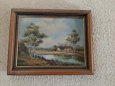 Peinture ancienne huile sur