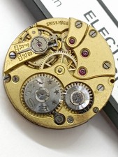 Vintage ESTA TRENCH watch Movement Cal. BUSER Montre Uhren For Parts Swiss Made
