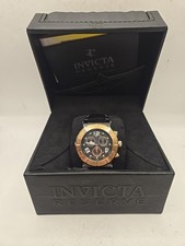 Invicta Reserve Ocean Reef Model 1853 46mm Black Chronograph  Men's Wristwatch 