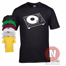 T-Shirt DJ Turntable Club
