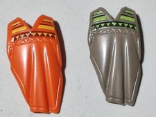 PLAYMOBIL X2 PONCHOS INDIENS PONCHO COWBOY MEXICAIN OUEST