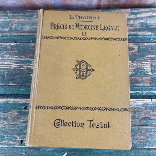 Livre ancien médecine - livre, légale