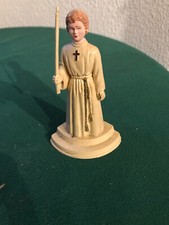 FIGURINE FILLE COMMUNIANTE/ ROBE  VINTAGE/ GATEAU DE PREMIERE COMMUNION/RELIGION