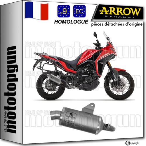 Arrow pot echappement approuve - echappement,