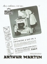 1950 Advertising 049 Arthur Martin Gas Stove Butagase