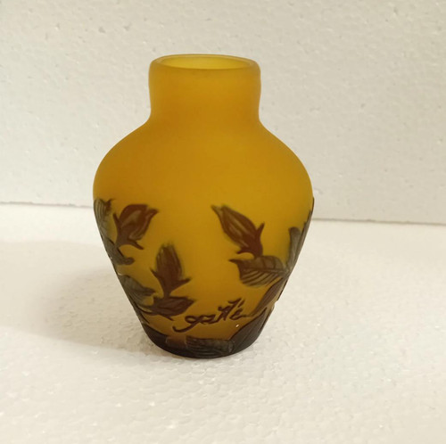 Petit vase gallé décor - petit,