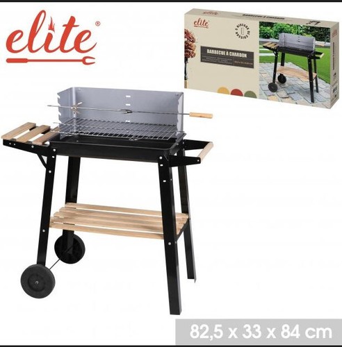Barbecue charbon tourne - tourne, broche