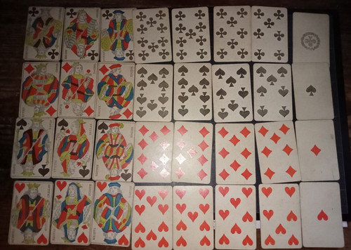 Ancien jeu cartes à - ancien,