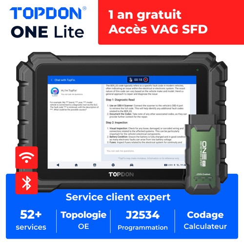 Topdon one lite - le, diagnostic