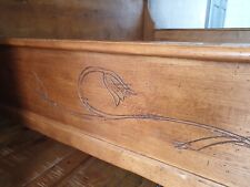 lit chene massif Louis Philippe  160x200 très bon état 