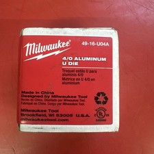 Milwaukee 49-16-U04A 4/0 Aluminum U Style Die