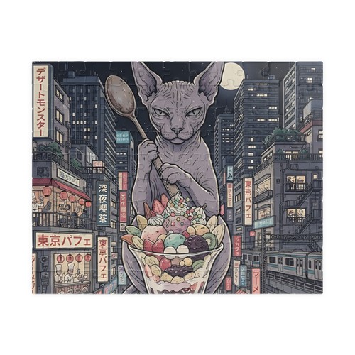 Giant sphynx cat - parfait, tokyo