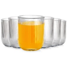Verres à boire 250 ml set 6 pcs verres à eau verres à jus long drink
