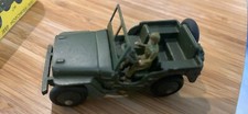 Rare 50s Boxed French Dinky Toys Meccano Jeep Hotchkiss Willys WITH DRIVER #816