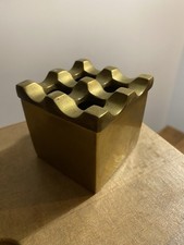 Cendrier En Laiton Vintage