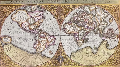 Planisphère carte monde - carte,