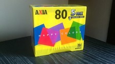 5 Minidisc Axia Happy Colors MD 80 min